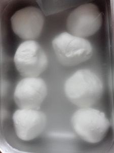 Mozzarella fresca prodotta in caseificio verona